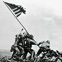アメリカ 1945年硫黄島の星条旗\nstus929